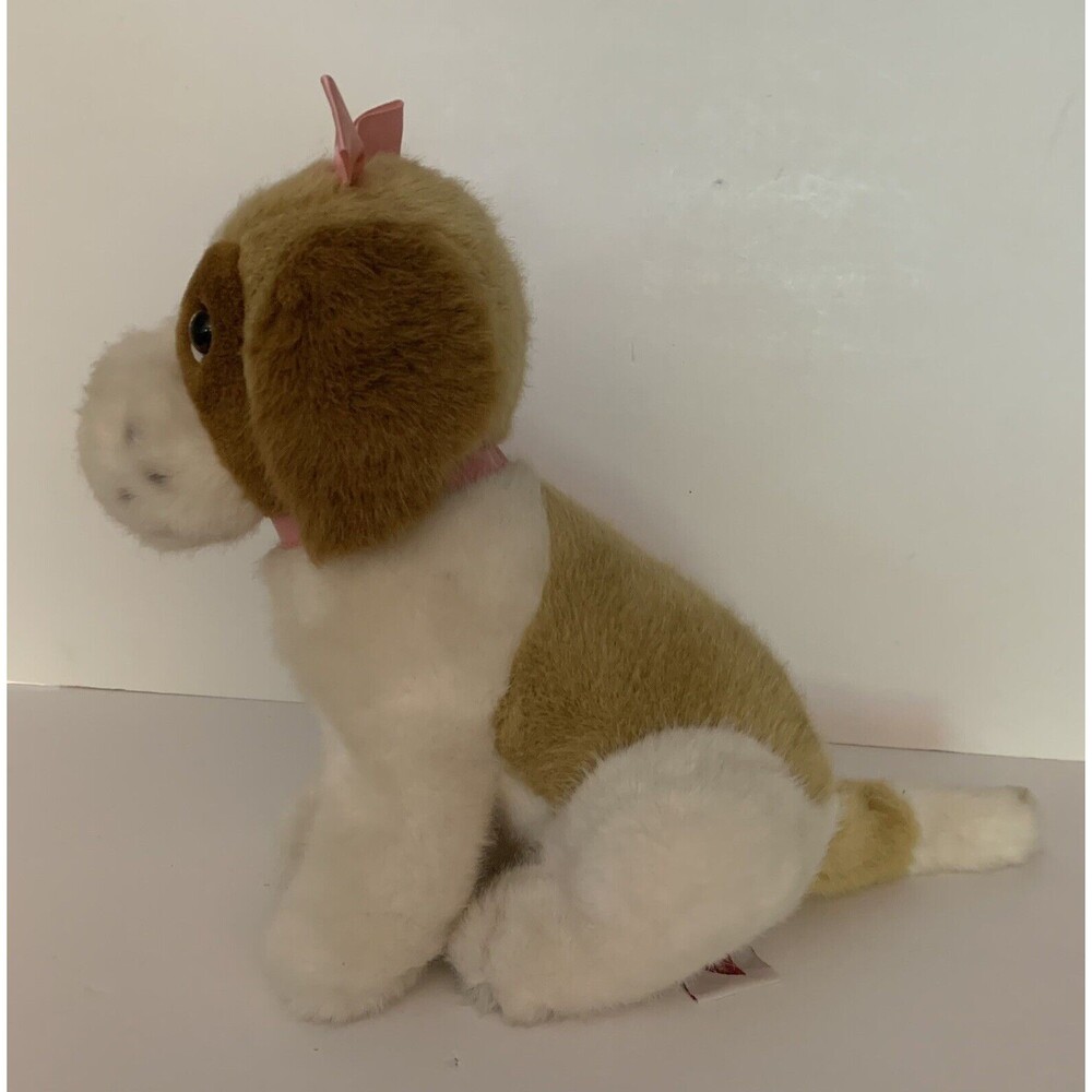 Dakin Beethoven's 2nd Missy St. Bernard Plush Pink Bow Collar 12" Vintage - Picture 7 of 14